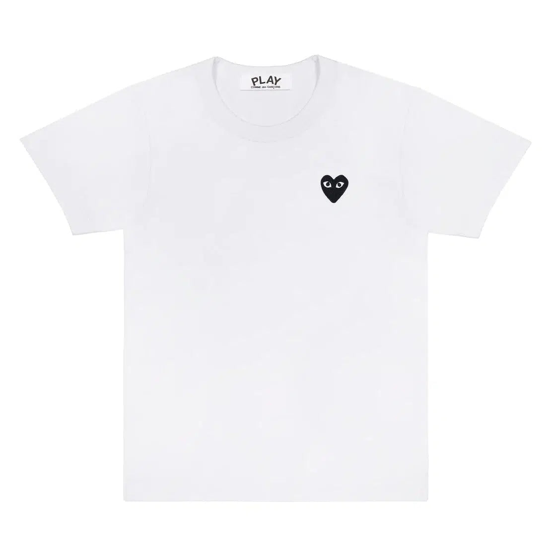 Cdg play discount white shirt