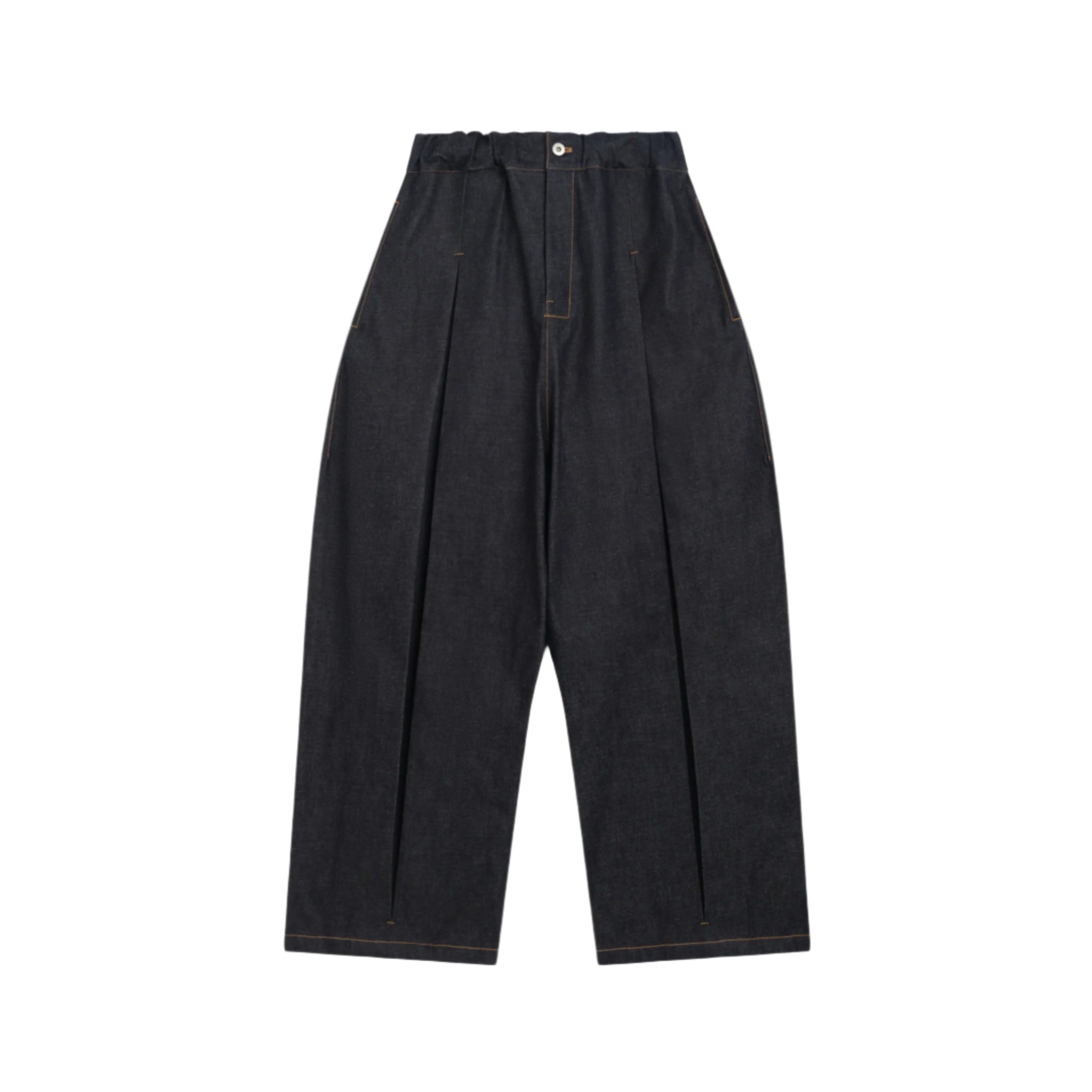 Box Pleat Trouser - Denim-Sage Nation-W2 Store