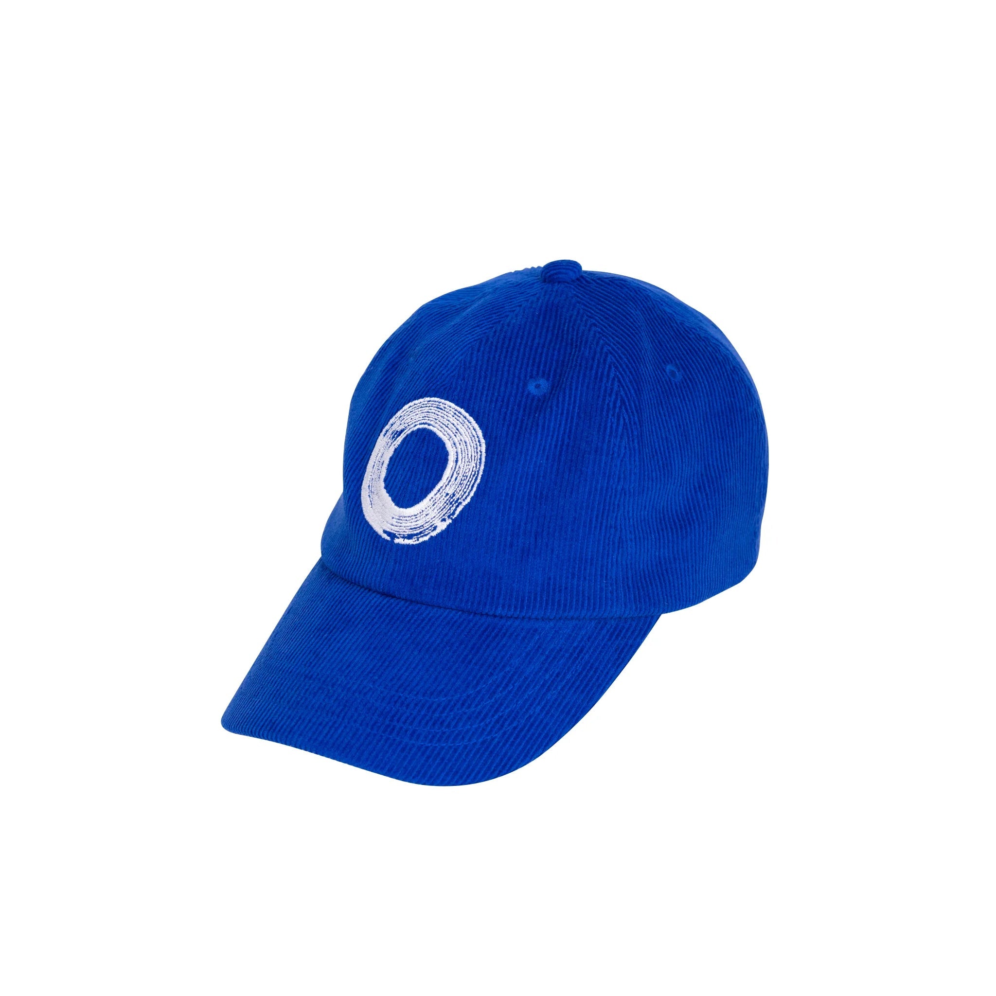 Corduroy Cap - Blue Circle Embroidery Kg-Folk-W2 Store