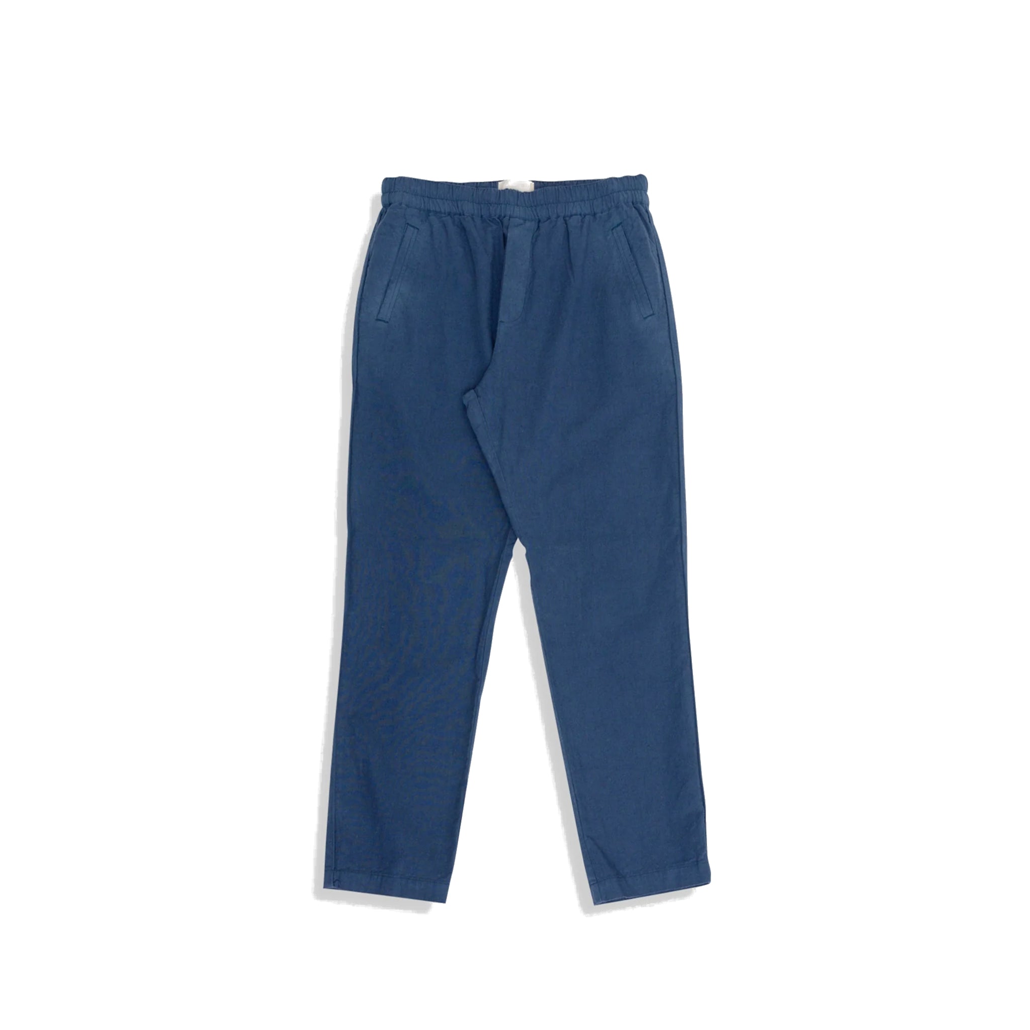 Cotton Linen Trouser - Soft Navy-Folk-W2 Store