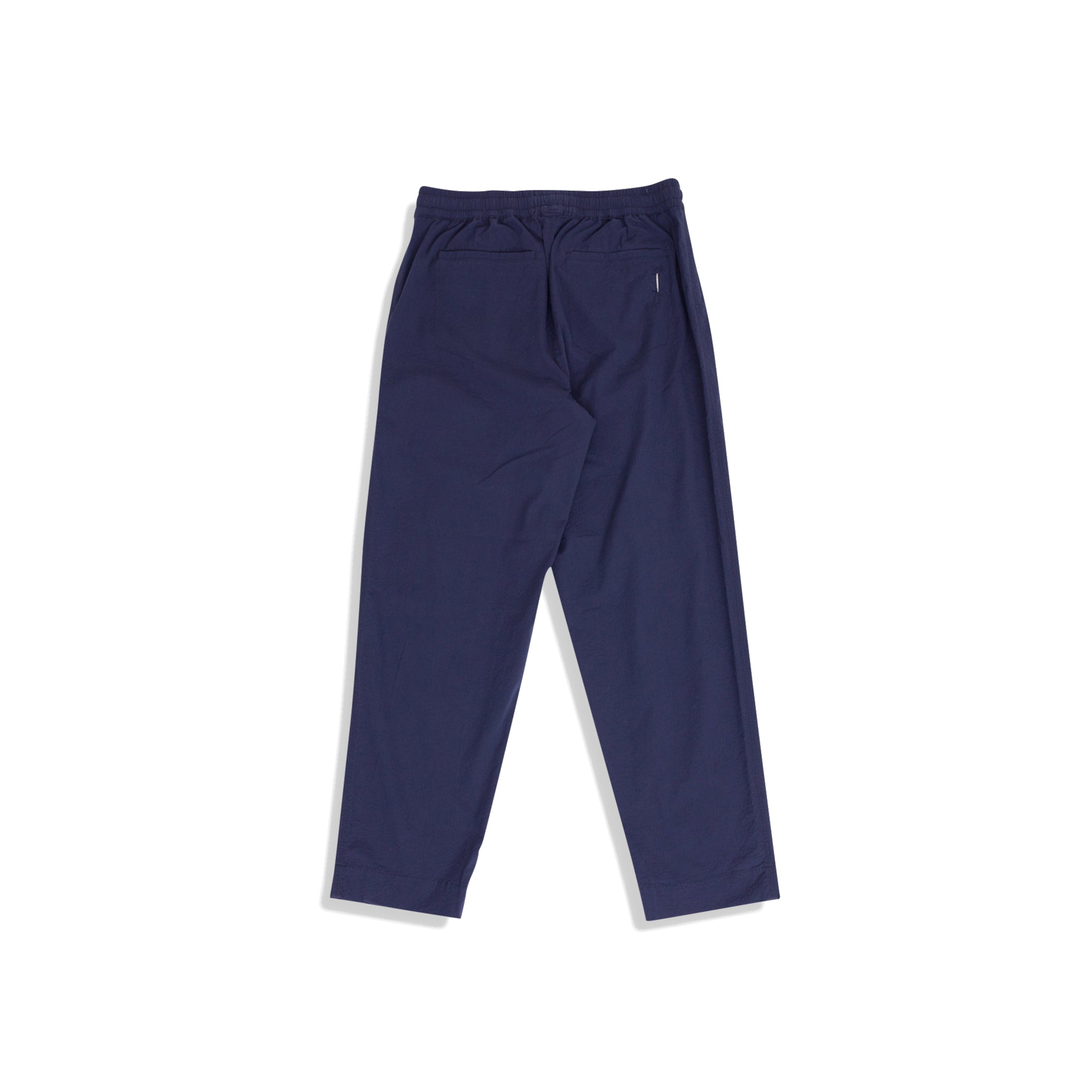 Drawcord Assembly Pant - Navy Seersucker-Folk-W2 Store