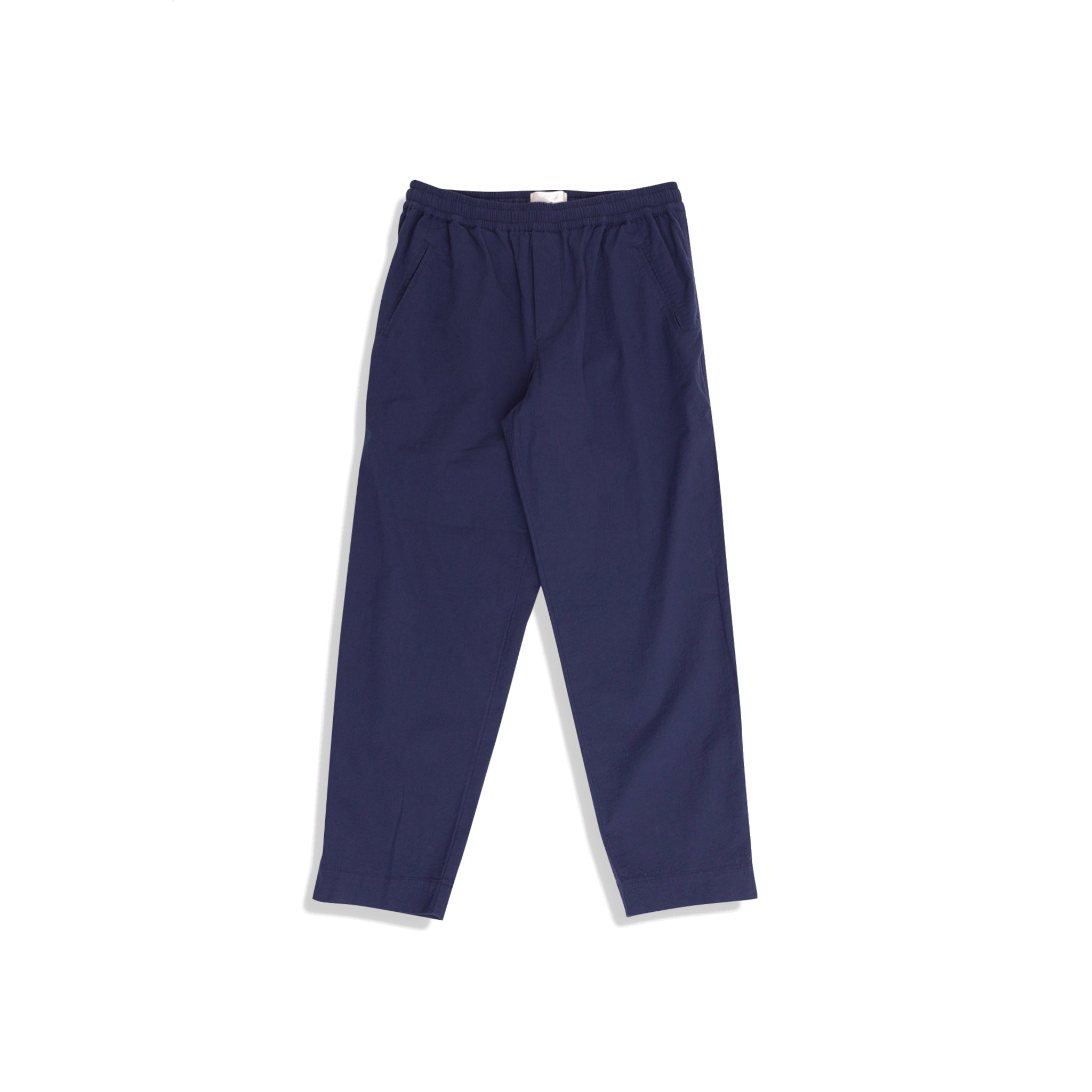 Drawcord Assembly Pant - Navy Seersucker-Folk-W2 Store