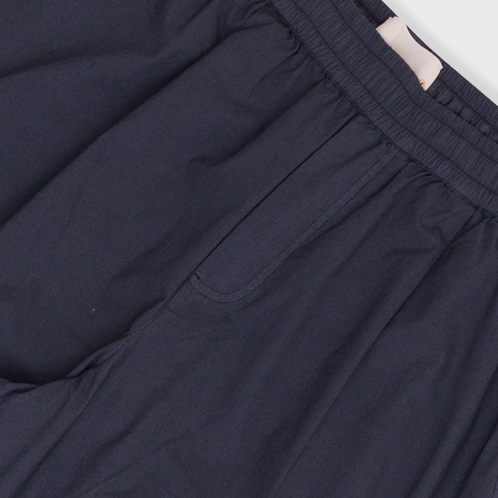 Drawcord Loose Trouser - Soft Black-Folk-W2 Store