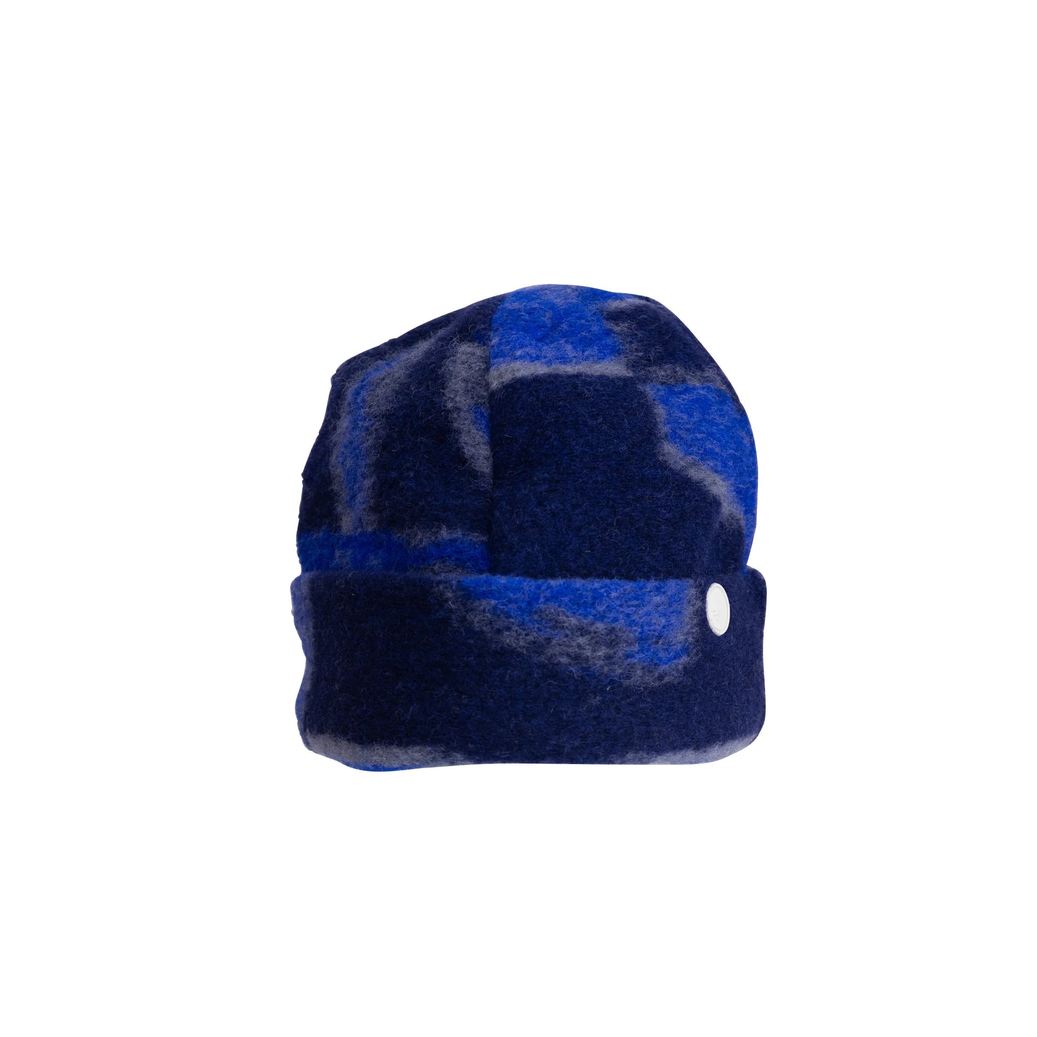 Fleece Beanie - Blue Multi Kg-Folk-W2 Store