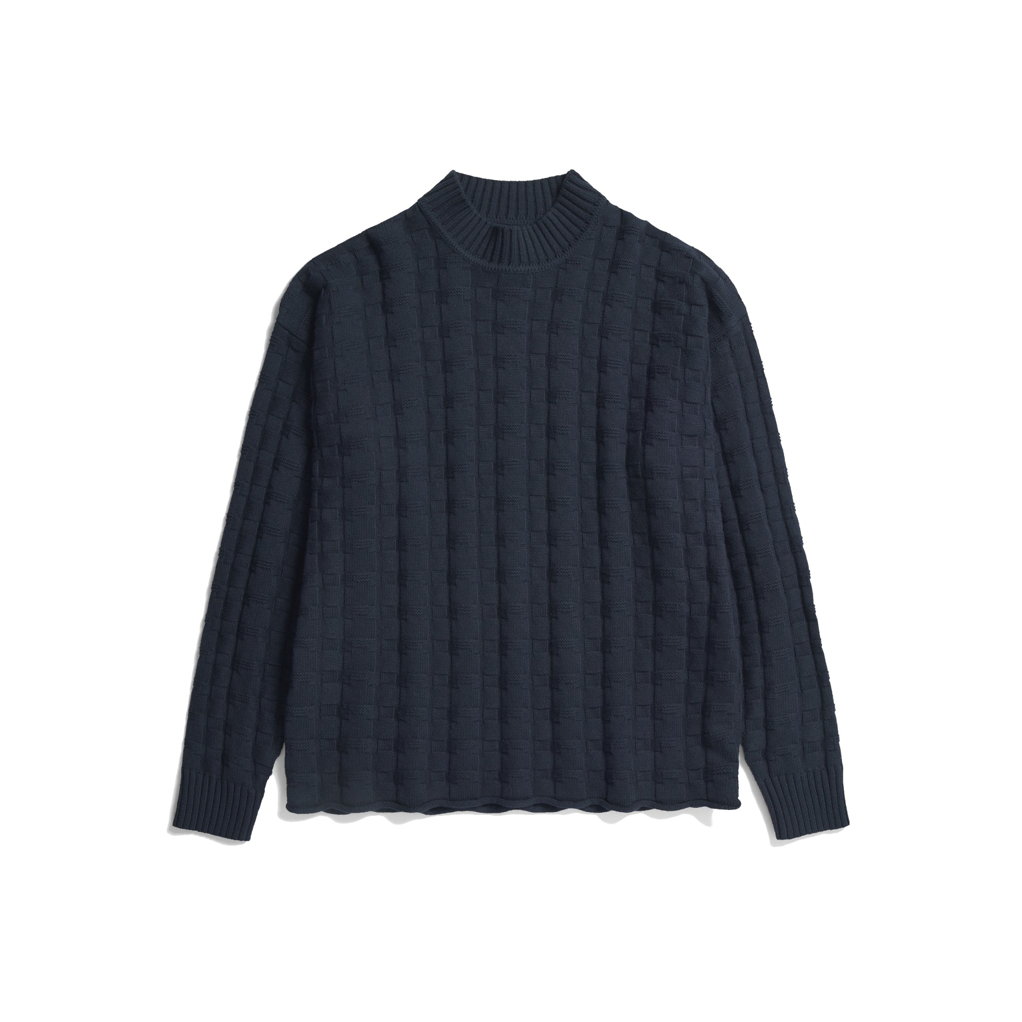 Jonas Cotton Cashmere Sweater - Dark Navy-Norse Projects-W2 Store