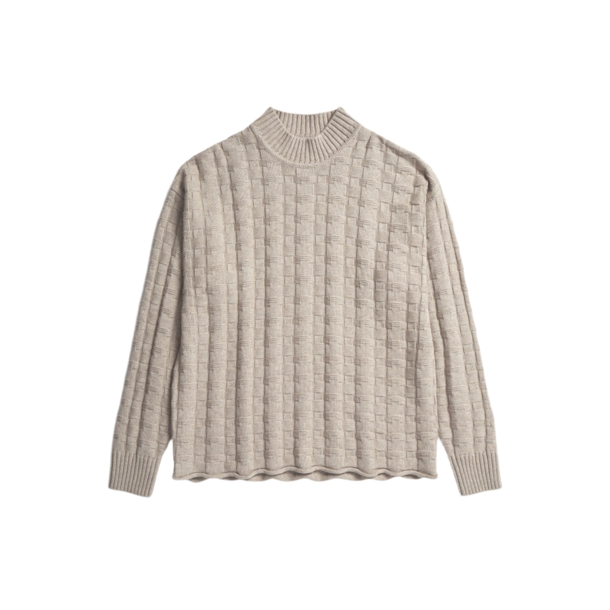 Jonas Cotton Cashmere Sweater - Oatmeal-Norse Projects-W2 Store