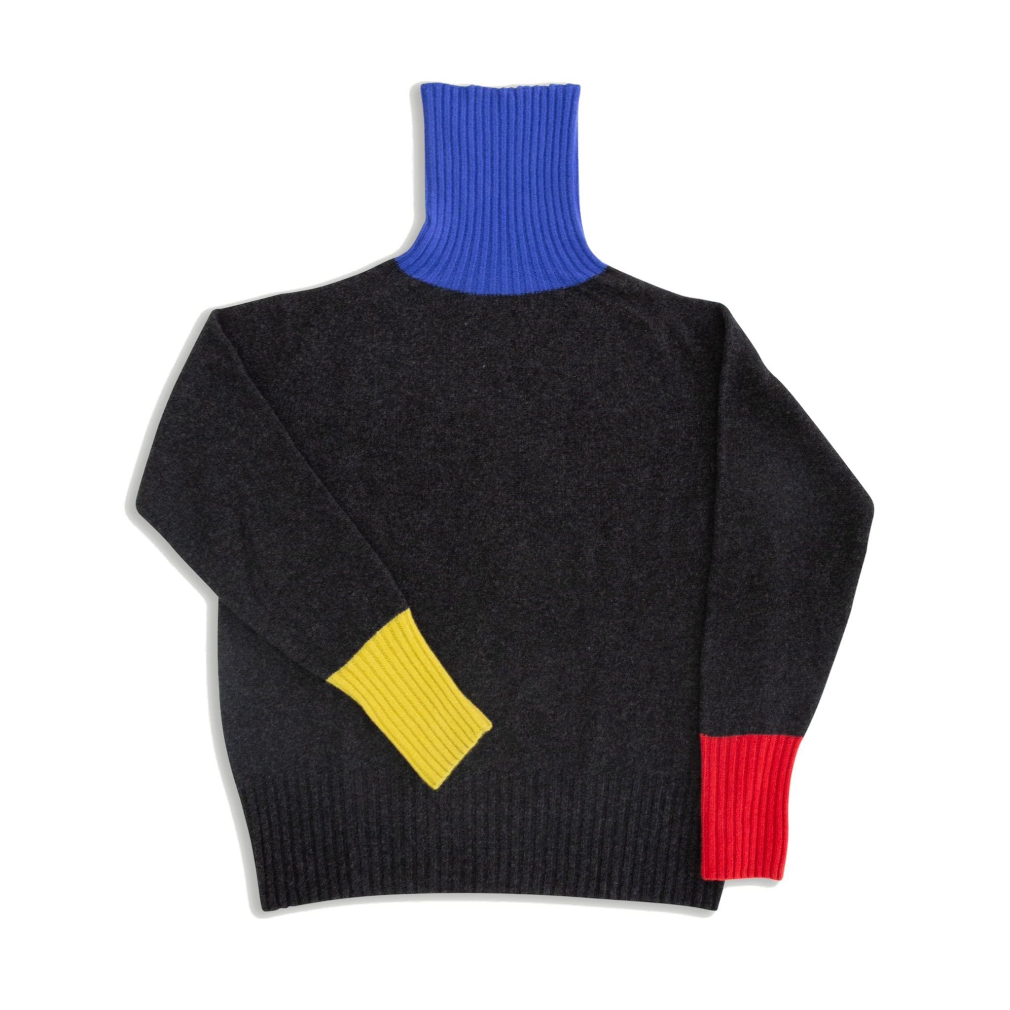 La Fetiche Rudi X Polo Sweater - Charcoal-La Fetiche Archive-W2 Store