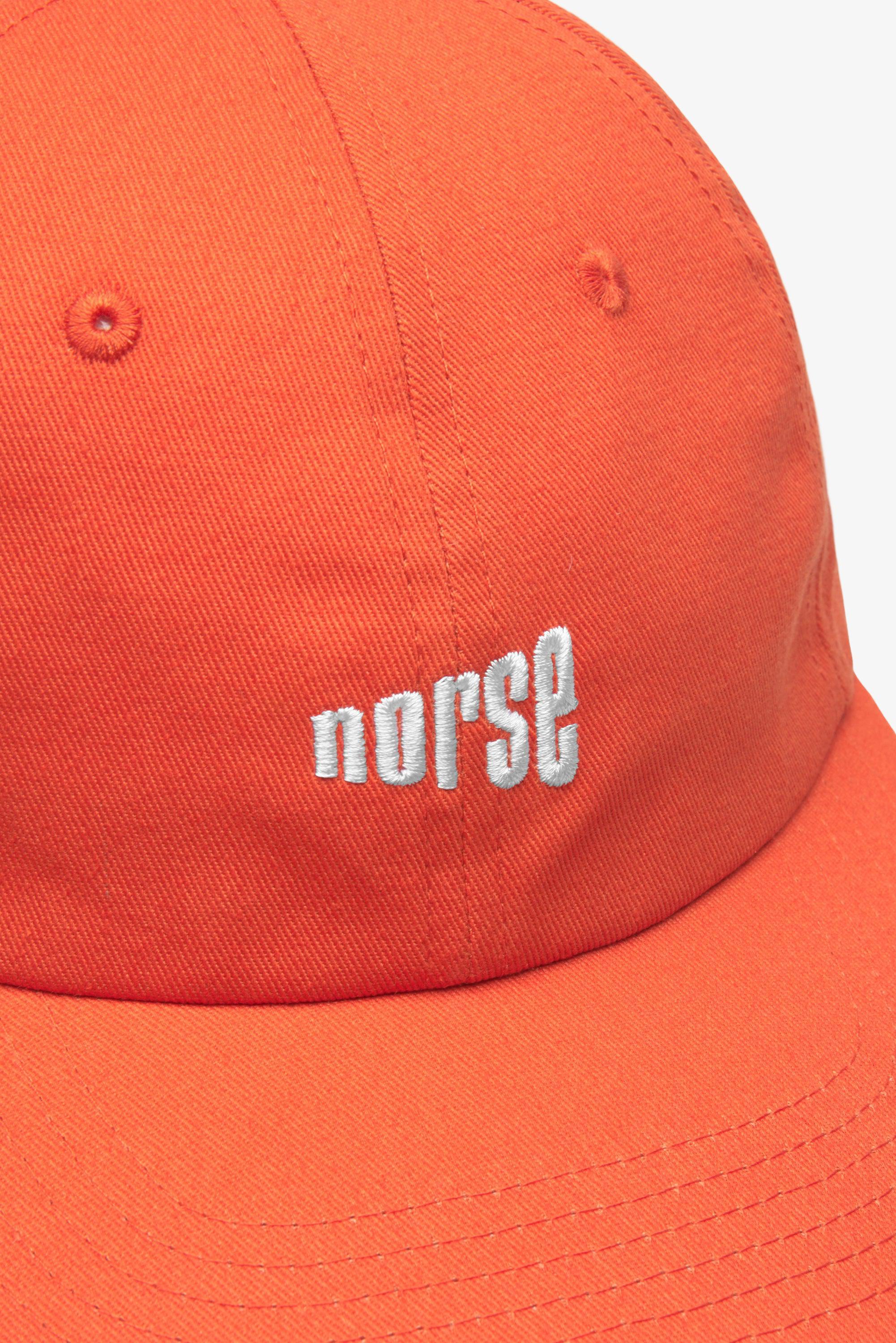 NORSE Twill 6-Panel Cap - Blood Orange-Norse Projects-W2 Store