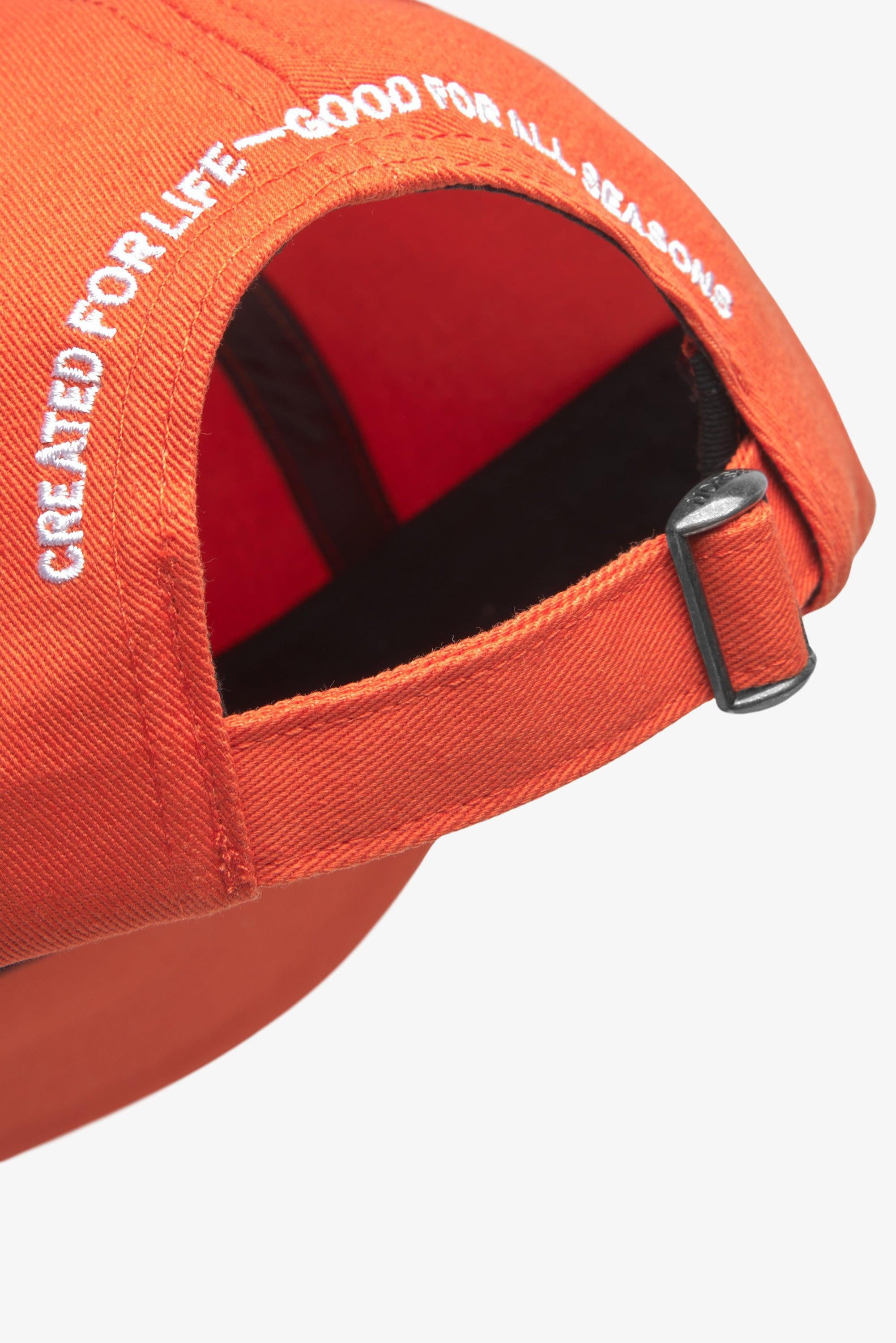 NORSE Twill 6-Panel Cap - Blood Orange-Norse Projects-W2 Store