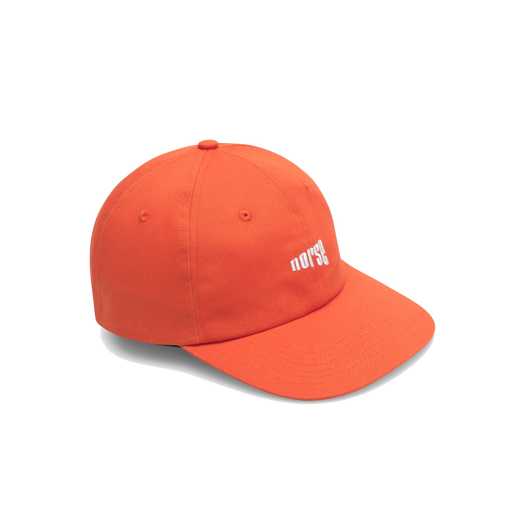 NORSE Twill 6-Panel Cap - Blood Orange-Norse Projects-W2 Store