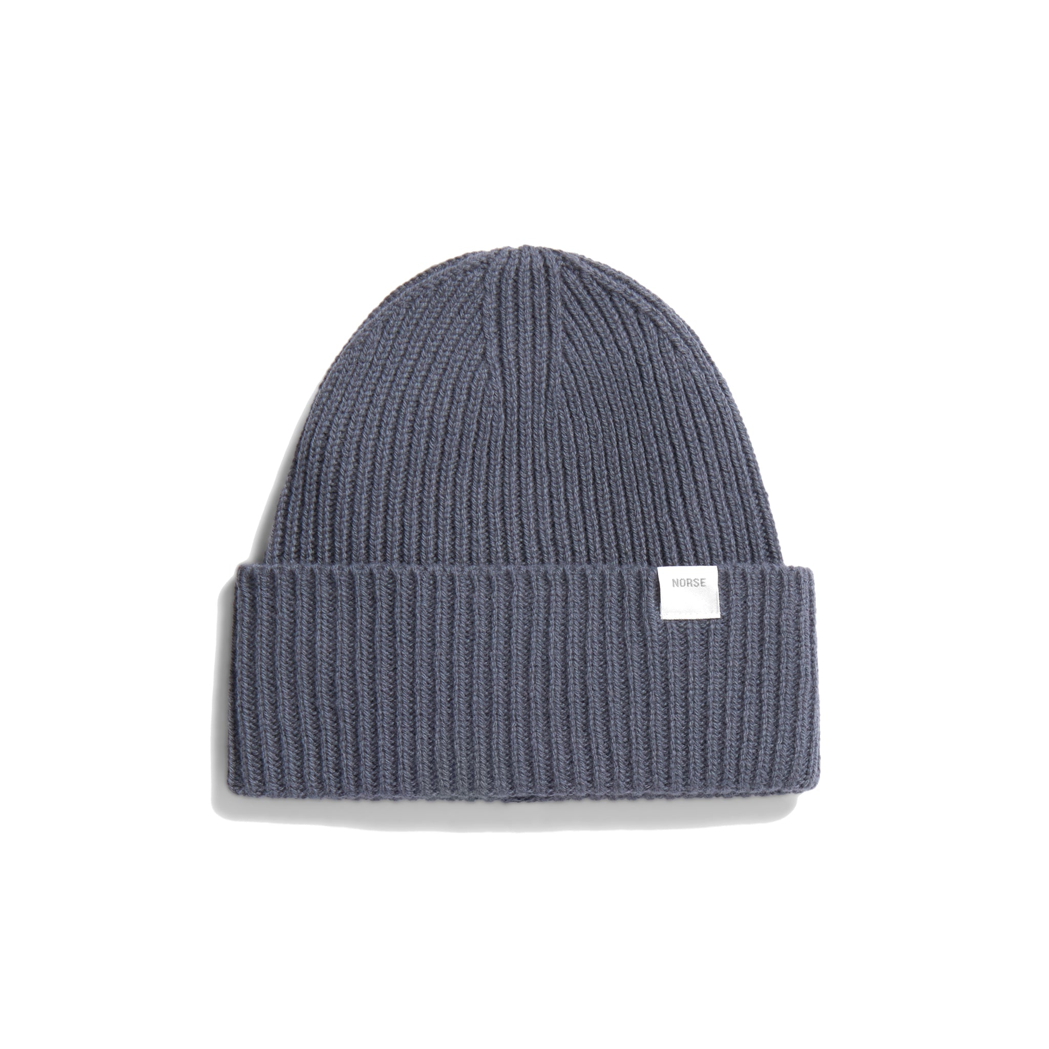 Norse Standard Merino Lambswool Beanie - Grey Melange-Norse Projects-W2 Store