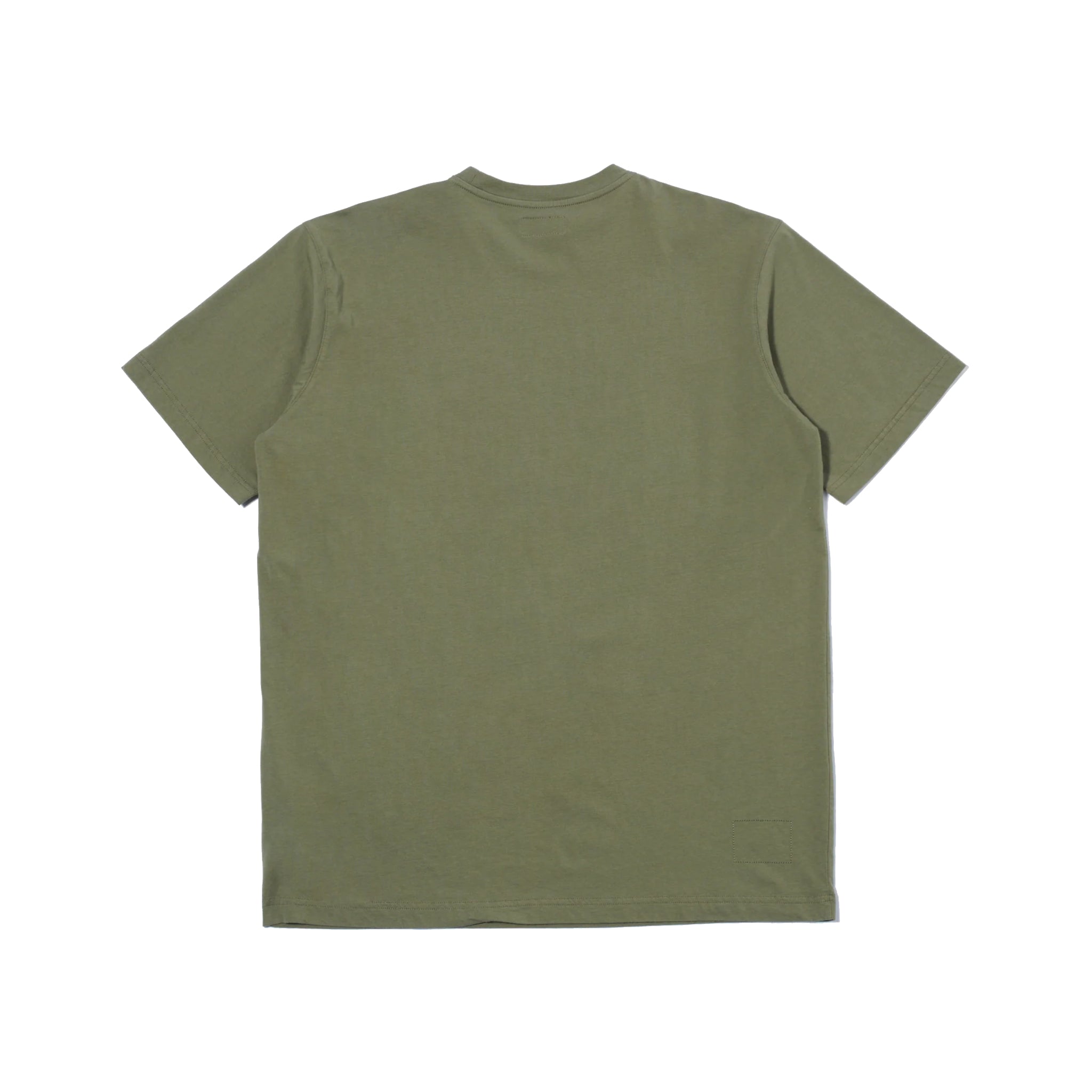 Print Pocket Tee Organic Jersey - Olive-Universal Works-W2 Store