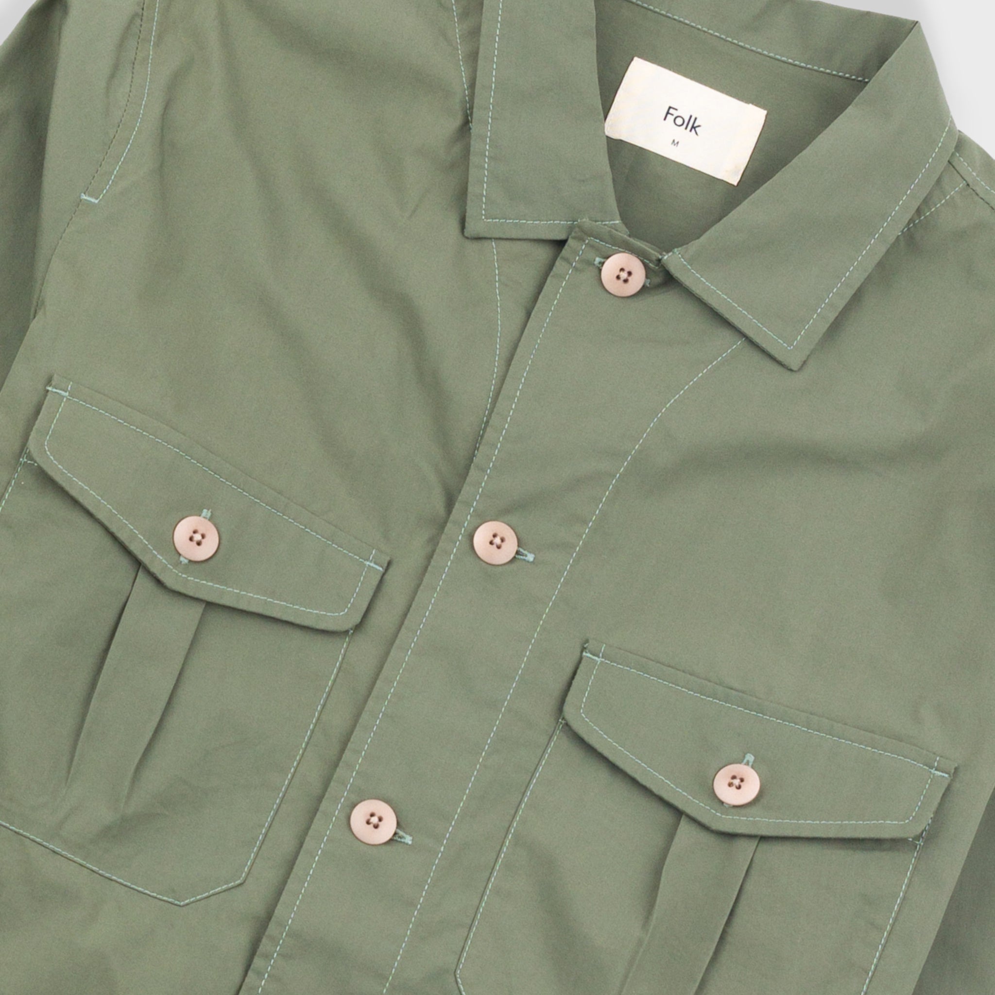 Revere Overshirt - Dark Sage-Folk-W2 Store