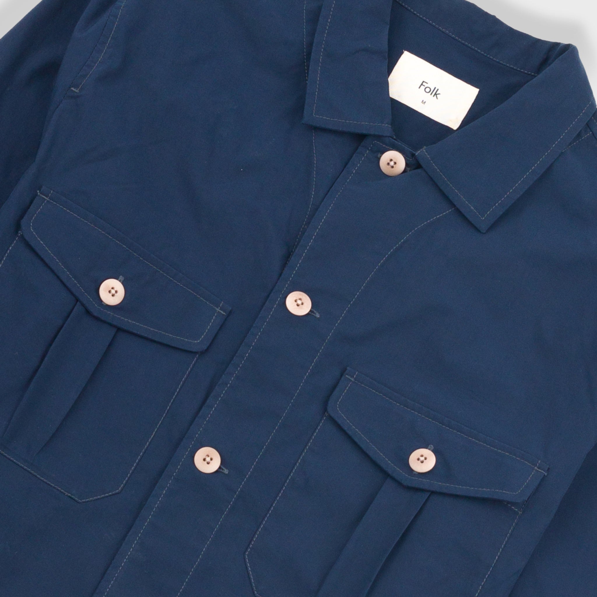 Revere Overshirt - Navy-Folk-W2 Store