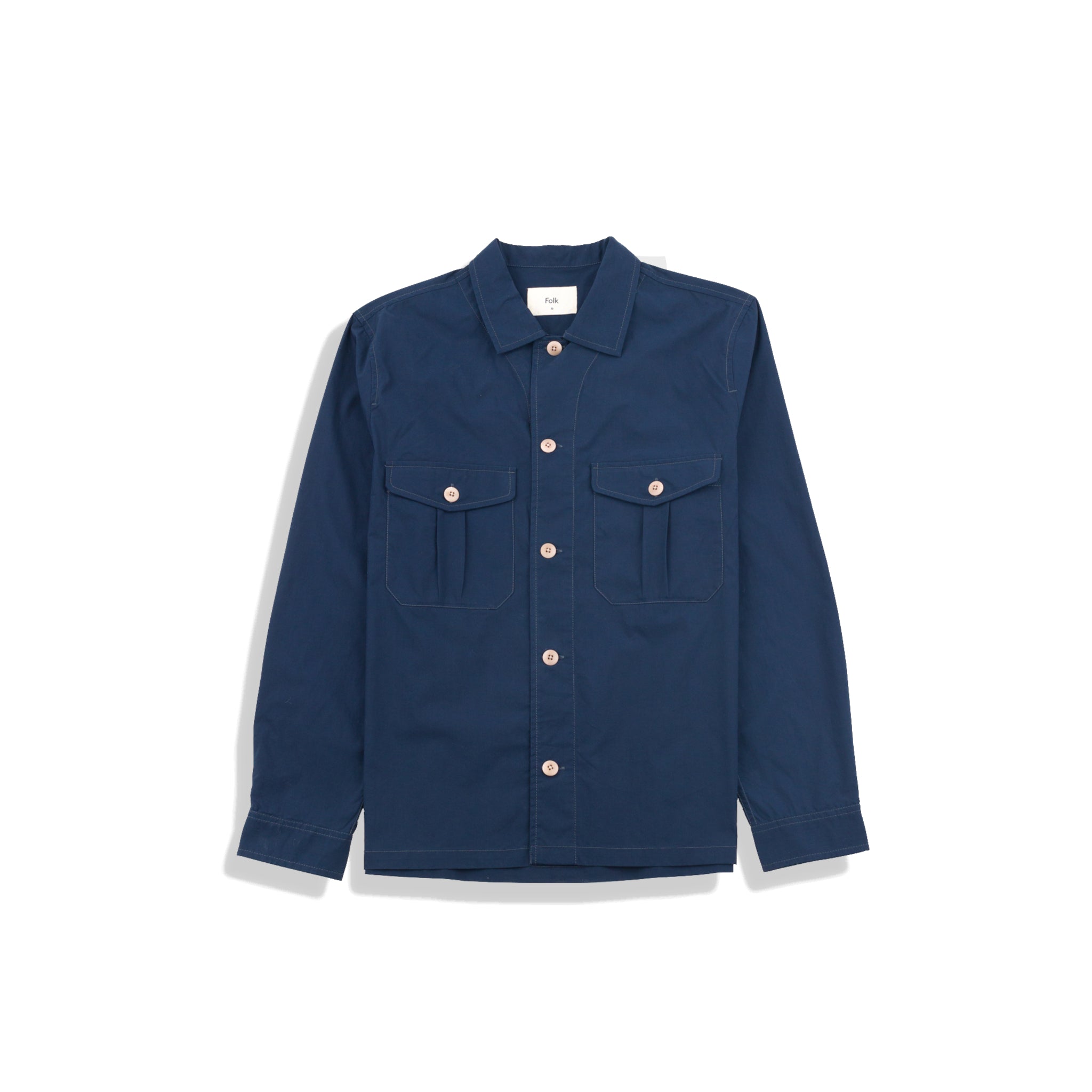 Revere Overshirt - Navy-Folk-W2 Store