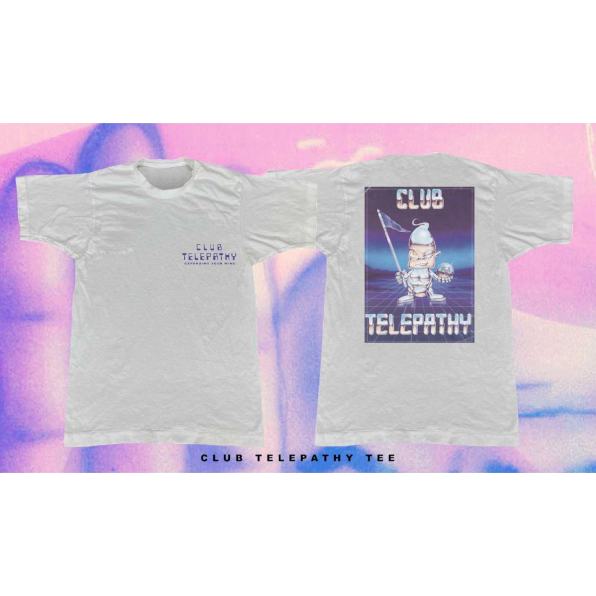 Telepathy Flyer T-Shirt - White-IDEA BOOKS-W2 Store