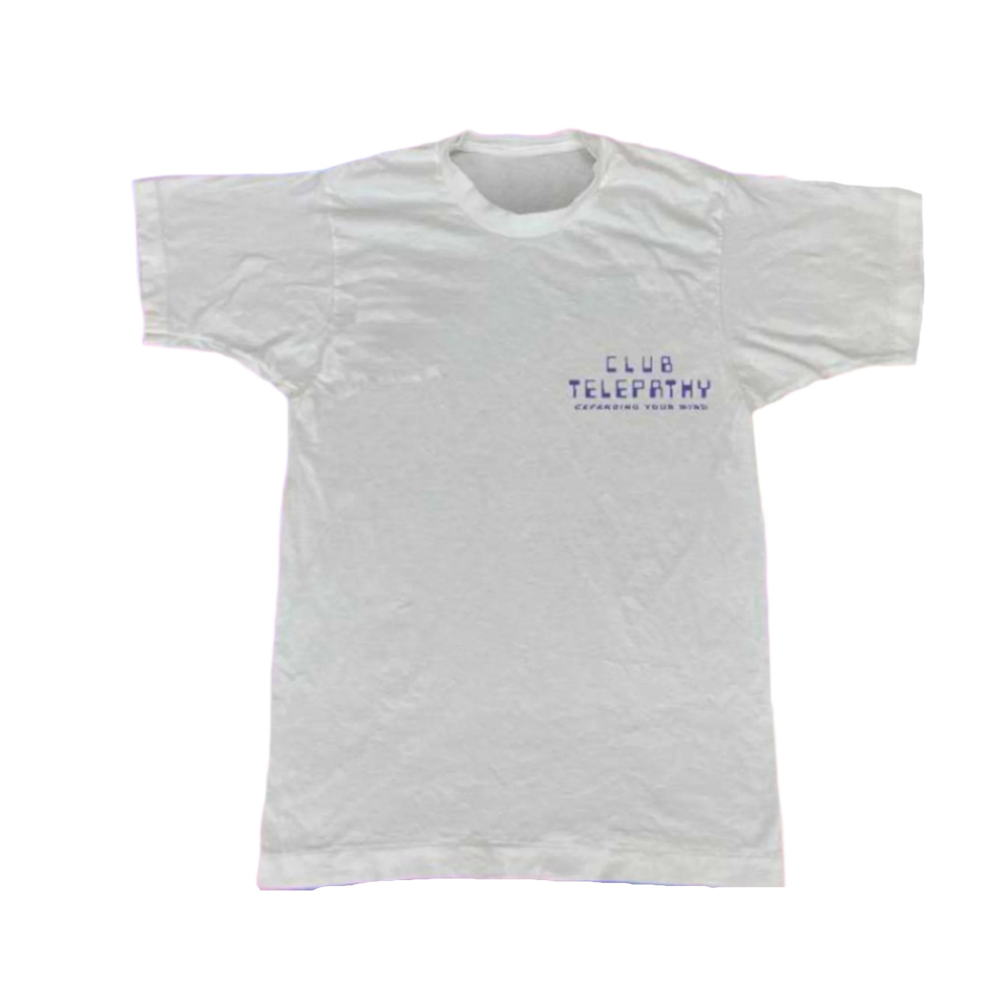 Telepathy Flyer T-Shirt - White-IDEA BOOKS-W2 Store