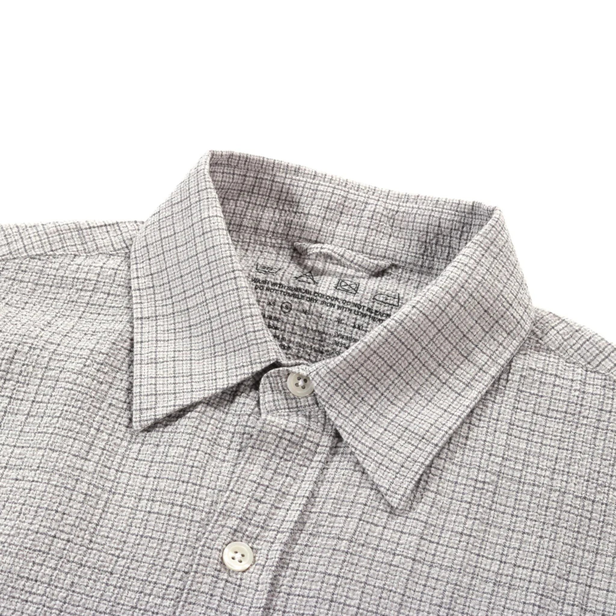 Vacation Shirt - Grey Check Seersucker-mfpen-W2 Store