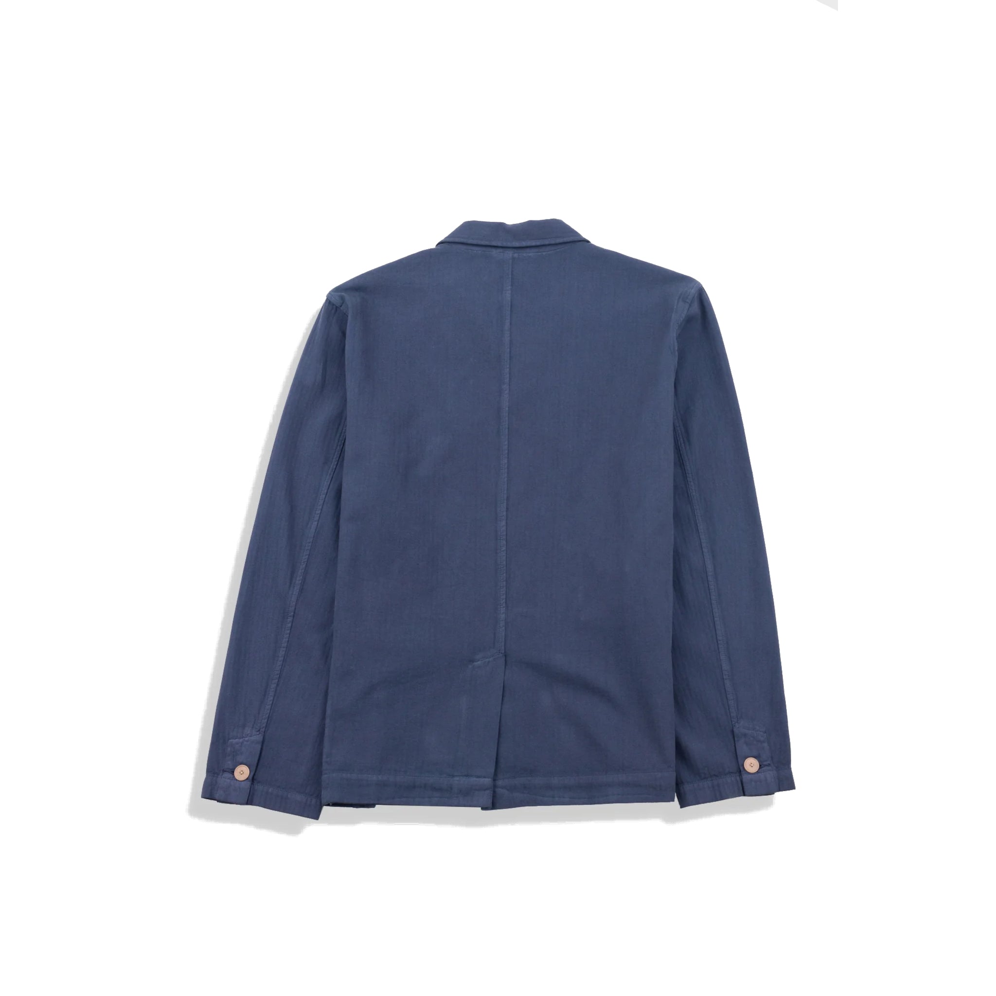 Wide Fit Blazer - Soft Navy Herringbone-Folk-W2 Store